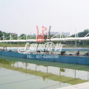 武汉市月湖公园游泳池景观膜