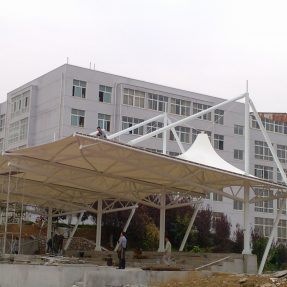 河南信阳华瑞学院体育场膜结构